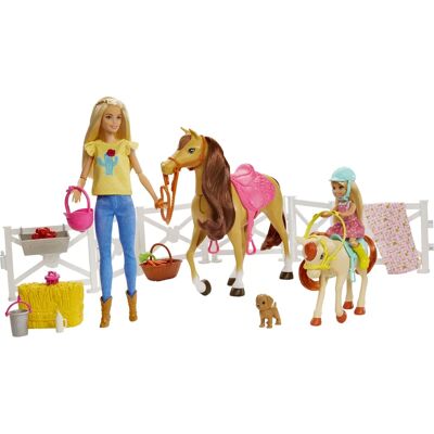 Barbie GLL70 Cavalo e Boneca - Conjunto de Brinquedo Barbie GLL70 Cavalo e Boneca - Conjunto de Brinquedo