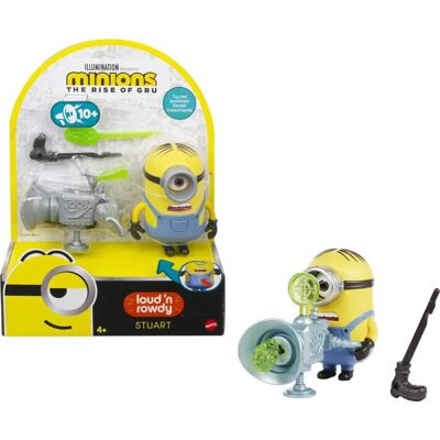 Figurine Stuart des Minions - 9cm avec Canon & Accessoires - Jouet de Collection 3+ ans Figurine Stuart des Minions - 9cm avec Canon & Accessoires - Jouet de Collection 3+ ans