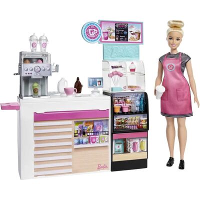 Set de Jeu Café Barbie GMW03 - Poupée - Publicité Set de Jeu Café Barbie GMW03 - Poupée - Publicité