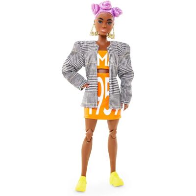 Lalka Barbie BMR1959 - Pomarańczowa/Biała, Całkowicie Articulowana Lalka Barbie BMR1959 - Pomarańczowa/Biała, Całkowicie Articulowana