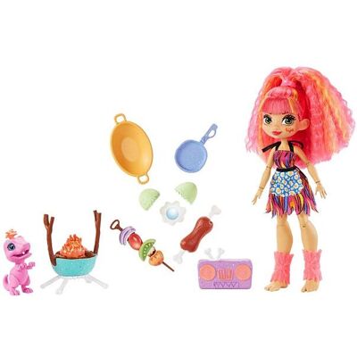 Muñeca de Vestir Mattel Cave Club Diversión en la Barbacoa con Emberly Muñeca de Vestir Mattel Cave Club Diversión en la Barbacoa con Emberly