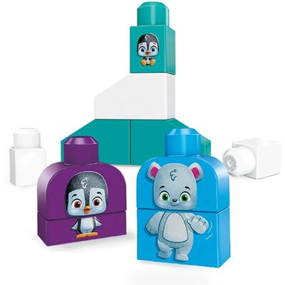 Mega Bloks Polar Friends Eco Bouwstenen - Speelgoed voor 1+ jaar Mega Bloks Polar Friends Eco Bouwstenen - Speelgoed voor 1+ jaar