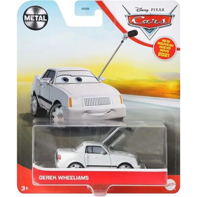 Disney Pixar Cars Derek Wheeliams - 1:55 Diecast Car Disney Pixar Cars Derek Wheeliams - 1:55 Diecast Car