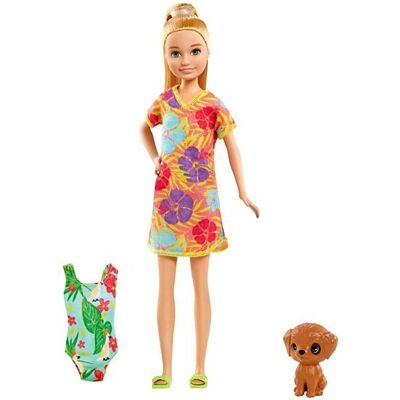 Lalka Barbie GRT89 - Chelsea, Tropikalna Sukienka - Lalka Lalka Barbie GRT89 - Chelsea, Tropikalna Sukienka - Lalka