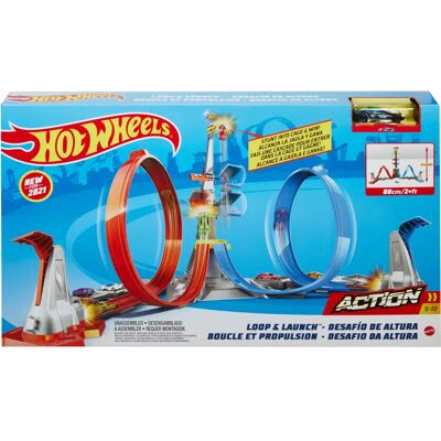 Hot Wheels Marca Modelo - Conjunto de Pista de Ação para Crianças Hot Wheels Marca Modelo - Conjunto de Pista de Ação para Crianças