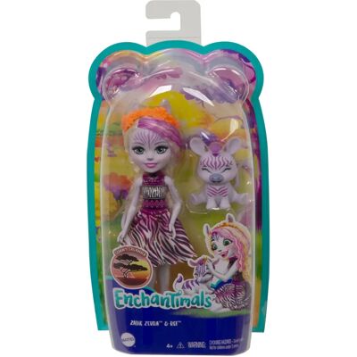 Enchantimals Zadie Zebra - Puppe, Mehrfarbig, 15,2cm Enchantimals Zadie Zebra - Puppe, Mehrfarbig, 15,2cm