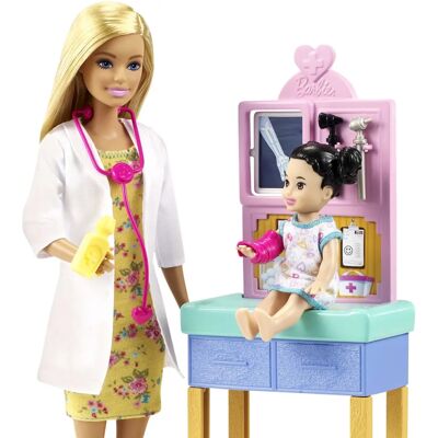 Barbie Set de Jeu Pédiatre (GTN51) - Publicité Barbie Set de Jeu Pédiatre (GTN51) - Publicité
