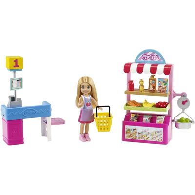 Doll Barbie Chelsea Modello GTN67 - Set di Gioco Shopping Doll Barbie Chelsea Modello GTN67 - Set di Gioco Shopping