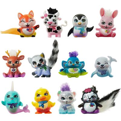 Figuras de Acción Enchantimals Animales Variados - 12 uds Figuras de Acción Enchantimals Animales Variados - 12 uds