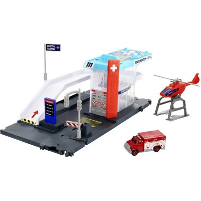 Ensemble de Jeu de Sauvetage avec Hélicoptère Matchbox - Jouet - Publicité Ensemble de Jeu de Sauvetage avec Hélicoptère Matchbox - Jouet - Publicité