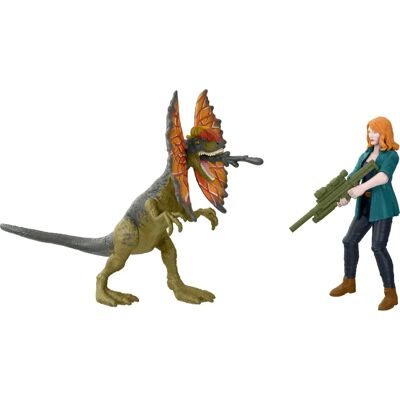 Mattel Jurassic World - Claire e Dilophosaurus Mattel Jurassic World - Claire e Dilophosaurus