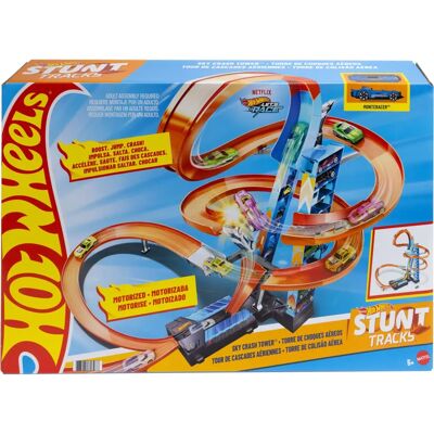 Zestaw Wieża Sky Crash Hot Wheels - Tor wyścigowy samochodów Zestaw Wieża Sky Crash Hot Wheels - Tor wyścigowy samochodów