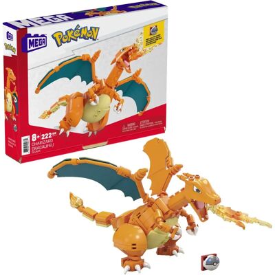 Mattel Charizard - 10cm Zestaw Pokémon - Zabawka do Budowania Mattel Charizard - 10cm Zestaw Pokémon - Zabawka do Budowania