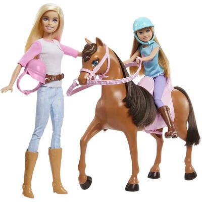 Ensemble Barbie et Cheval de Mattel - 3+ Ans - Publicité Ensemble Barbie et Cheval de Mattel - 3+ Ans - Publicité