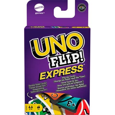 Mattel - UNO Flip Express - Expressausgabe - Kleiner Deck - Kartenspiel Mattel - UNO Flip Express - Expressausgabe - Kleiner Deck - Kartenspiel