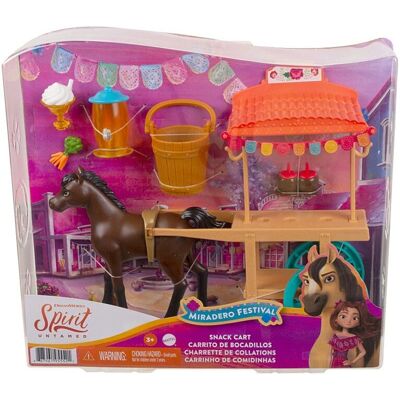 Mattel Spirit Spirit Untamed Miradero Festival Snack Cart - Jouet - Publicité Mattel Spirit Spirit Untamed Miradero Festival Snack Cart - Jouet - Publicité