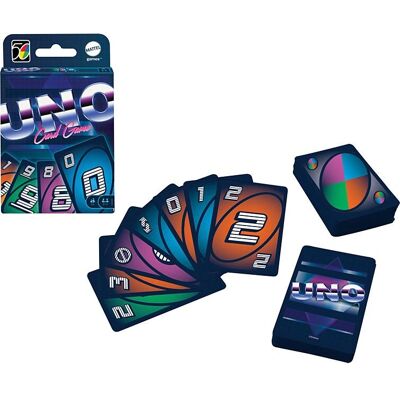 Mattel UNO Iconique Années 80 - Cartes à Jouer - Publicité Mattel UNO Iconique Années 80 - Cartes à Jouer - Publicité