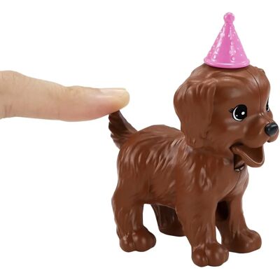 Poupée Barbie et ensemble de jeu de fête avec chiots (GXV75) - Publicité Poupée Barbie et ensemble de jeu de fête avec chiots (GXV75) - Publicité