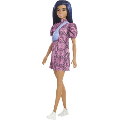 Barbie GXY99 Modèle avec robe en peau de serpent - Poupée - Publicité Barbie GXY99 Modèle avec robe en peau de serpent - Poupée - Publicité