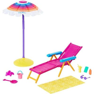 Barbie GYG17 - Poupée Barbie - Ensemble de plage Amours de l'Océan - Publicité Barbie GYG17 - Poupée Barbie - Ensemble de plage Amours de l'Océan - Publicité