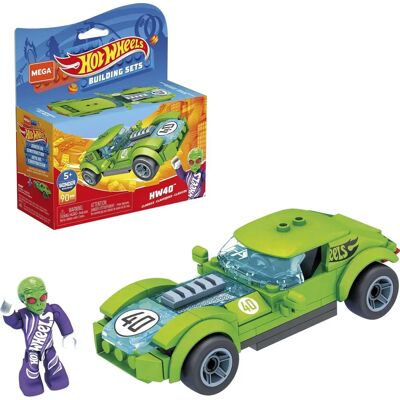 Mega Construx HW40 Bausatz - Hot Wheels Rennwagen Mega Construx HW40 Bausatz - Hot Wheels Rennwagen