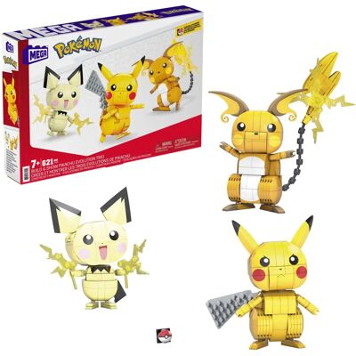 Mega Bloks Pikachu & Friends Building Set - 621 Pieces - Compatible with Lego Mega Bloks Pikachu & Friends Building Set - 621 Pieces - Compatible with Lego