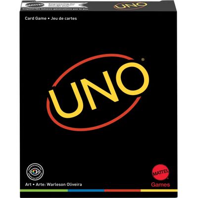 Mattel UNO Jeu de Cartes Minimaliste - Pour Famille & Adultes Mattel UNO Jeu de Cartes Minimaliste - Pour Famille & Adultes