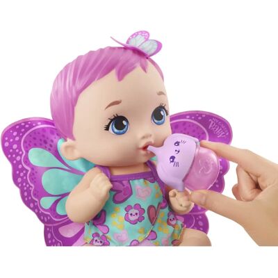 Mattel Min Trädgård Baby Mata och Byta Baby Fjäril Docka - Lila Mattel Min Trädgård Baby Mata och Byta Baby Fjäril Docka - Lila