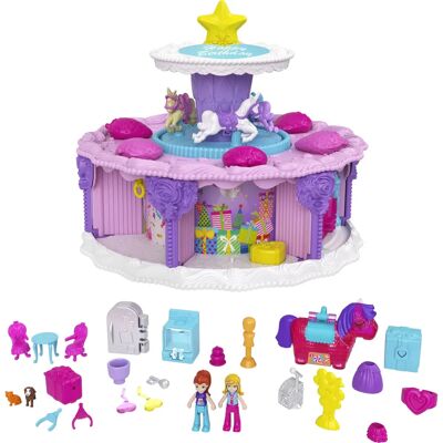 Mattel Polly Pocket Birthday Cake - 7 Areas, 25 Surprises Mattel Polly Pocket Birthday Cake - 7 Areas, 25 Surprises
