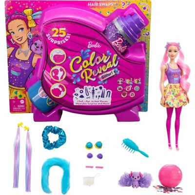 Barbie Color Reveal Glitter - fúcsia (HBG39) Barbie Color Reveal Glitter - fúcsia (HBG39)