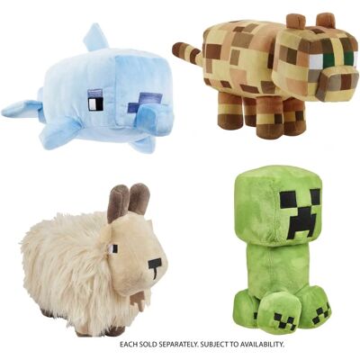 Peluches Minecraft HBN39 - Collection, 8 pouces - Publicité Peluches Minecraft HBN39 - Collection, 8 pouces - Publicité