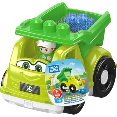 Mega Bloks Raphy Recycling Truck - Play Vehicle Mega Bloks Raphy Recycling Truck - Play Vehicle