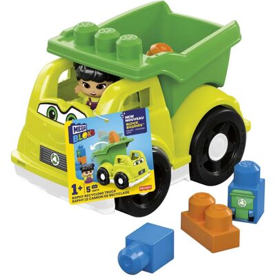 Mega Bloks Raphy Recycling Truck - Spielzeugfahrzeug Mega Bloks Raphy Recycling Truck - Spielzeugfahrzeug