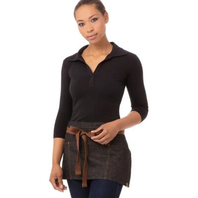 Chef Works Memphis Black Cotton Apron - Apron Chef Works Memphis Black Cotton Apron - Apron