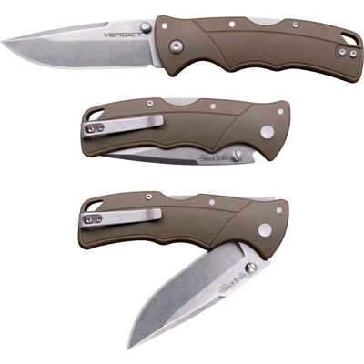Cold Steel Verdict Spear Point 4116SS - FDE - Fällkniv Cold Steel Verdict Spear Point 4116SS - FDE - Fällkniv