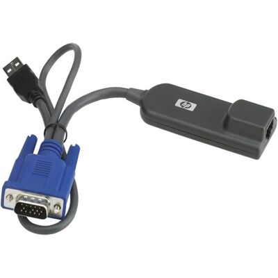 HPE KVM Consola Adaptador USB - Cable KVM - Negro HPE KVM Consola Adaptador USB - Cable KVM - Negro
