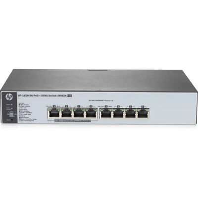 HPE 1820-8G-PoE+ (8 Ports) Managed Switch - Gigabit Ethernet HPE 1820-8G-PoE+ (8 Ports) Managed Switch - Gigabit Ethernet