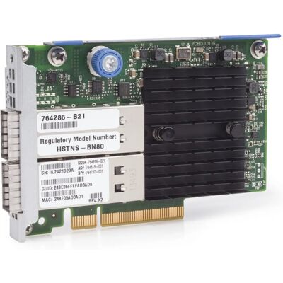 Hewlett Packard Enterprise 544+FLR-QSFP InfiniBand/Ethernet Adapter - Network Adapter Hewlett Packard Enterprise 544+FLR-QSFP InfiniBand/Ethernet Adapter - Network Adapter