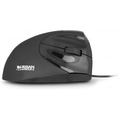 Urban Factory Ergo Maus - Optisch 1600 DPI - USB - Schwarz Urban Factory Ergo Maus - Optisch 1600 DPI - USB - Schwarz