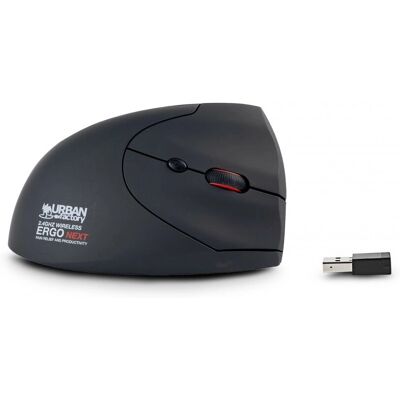 Urban Factory EMR20UF-V2 - Mouse wireless ergonomic - Drepte - Optic - 4 butoane Urban Factory EMR20UF-V2 - Mouse wireless ergonomic - Drepte - Optic - 4 butoane