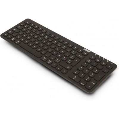 Clavier Bluetooth Urban Factory ONLEE - Noir - Compact, Sans fil, AZERTY - Publicité Clavier Bluetooth Urban Factory ONLEE - Noir - Compact, Sans fil, AZERTY - Publicité
