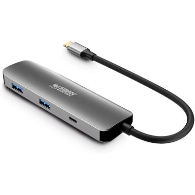 Urban Factory - MHC40UF - Grau - USB-C - Docking Station Urban Factory - MHC40UF - Grau - USB-C - Docking Station