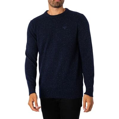 Barbour Barbour Tisbury Sweater Uld - mørkeblå Barbour Barbour Tisbury Sweater Uld - mørkeblå
