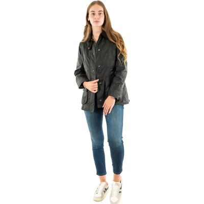 Chaqueta de Mujer Barbour Sage Beadnell - Impermeable, Tartan Clásico Chaqueta de Mujer Barbour Sage Beadnell - Impermeable, Tartan Clásico