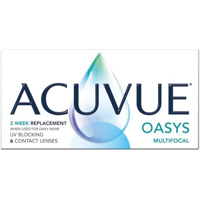 Johnson & Johnson Acuvue Oasys Multifocal -6,00 Diottrie - 2 Settimane Johnson & Johnson Acuvue Oasys Multifocal -6,00 Diottrie - 2 Settimane