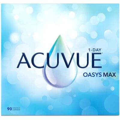 Lenti a contatto giornaliere Acuvue Oasys Max - Blu-verde, 8.5 Lenti a contatto giornaliere Acuvue Oasys Max - Blu-verde, 8.5