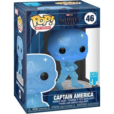 Funko Cap America Bleu - Figurine vinyle Marvel Infinity Saga - Collection - Publicité Funko Cap America Bleu - Figurine vinyle Marvel Infinity Saga - Collection - Publicité
