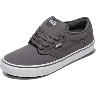 Vans Atwood Pewter/White Canvas Sneakers - Sneaker Vans Atwood Pewter/White Canvas Sneakers - Sneaker