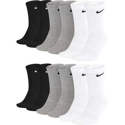 Pack de 3 chaussettes Nike - Gris - Chaussettes - Publicité Pack de 3 chaussettes Nike - Gris - Chaussettes - Publicité