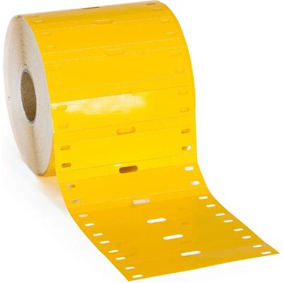 Brady - BPT-7515-7598-YL - Jaune - 75x15 mm - Marqueur de câble - Publicité Brady - BPT-7515-7598-YL - Jaune - 75x15 mm - Marqueur de câble - Publicité